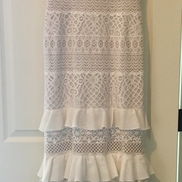 BHLDN Tadashi Shoji Cabriole Wedding Gown Size 12 NEW - Picture 2 of 4